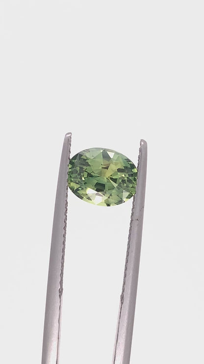 Green Sapphire — 2.33ct Oval | 8.50 x 6.65mm | Madagascar | Heated