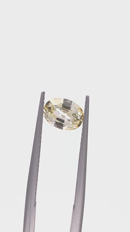Yellow Sapphire — 1.13ct Oval | 7.50 x 5.60mm | Sri Lanka | Heated