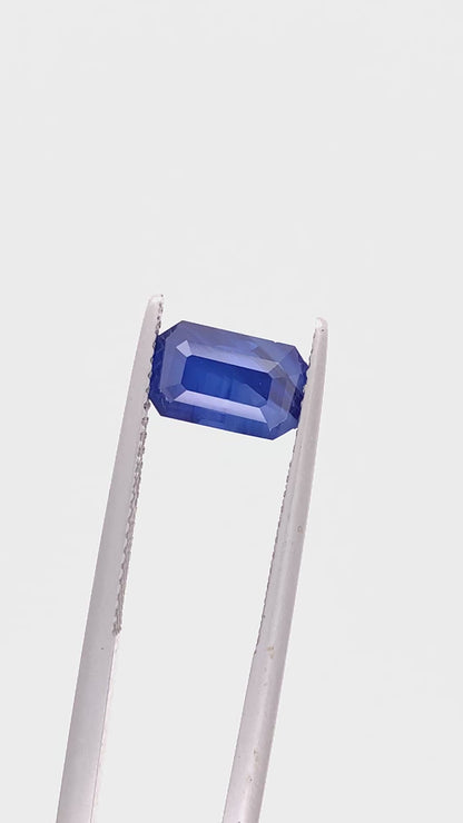 Blue Sapphire — 2.95ct Emerald Cut | 9.00 x 5.60mm | Madagascar | Heated