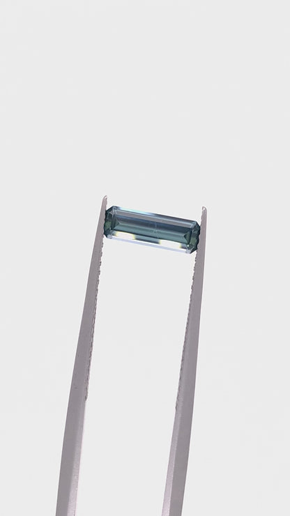Blue Sapphire — 0.57ct Emerald Cut | 8.75x3.00mm | Madagascar | Heated