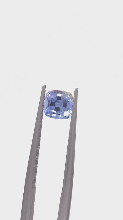 Blue Sapphire — 1.23ct Cushion | 6.10 x 5.90mm | Sri Lanka | Heated