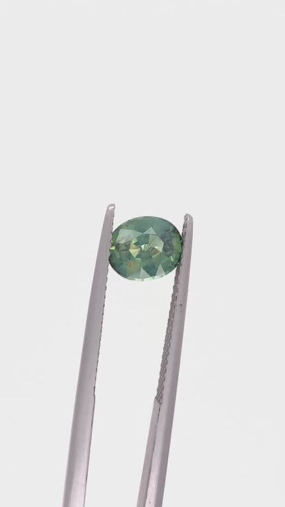 Green Sapphire — 2.08ct Oval | 7.45 x 6.50mm | Madagascar | Heated