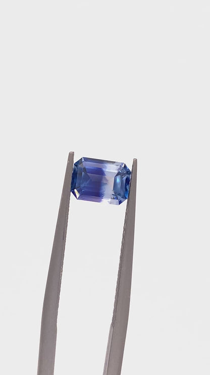 Blue Sapphire — 1.13ct Emerald Cut | 6.70 x 4.95mm | Sri Lanka | Heated