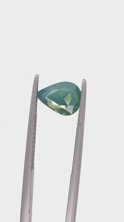 Green Sapphire — 2.54ct Pear | 9.30 x 6.75mm | Madagascar | Unheated