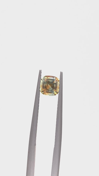 Montana Sapphire — 0.99ct Cushion | 5.60x5.60mm | USA | Heated