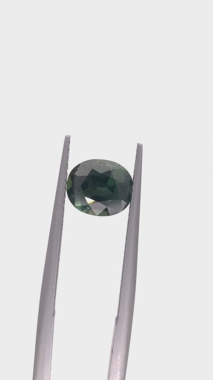 Teal Sapphire — 1.82ct Oval | 7.85 x 6.60mm | Kenya | Unheated