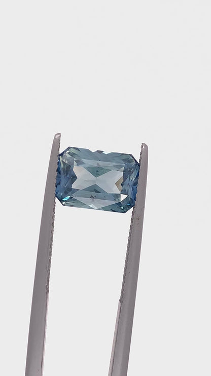 Teal Sapphire — 4.06ct Radiant | 10.20 x 7.17mm | Madagascar | Heated