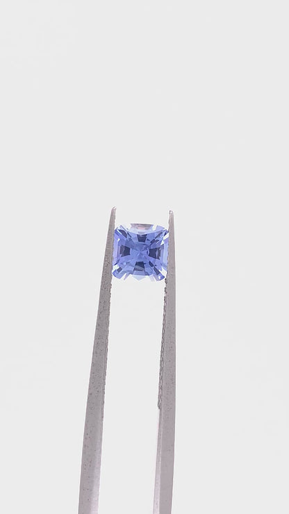 Blue Sapphire — 0.86ct Cushion | 5.40 x 5.40mm | Sri Lanka | Heated
