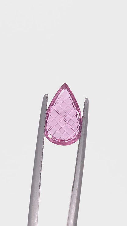Pink Sapphire — 1.85ct Fantasy Cut | 12.65 x 8.00mm | Madagascar | Unheated
