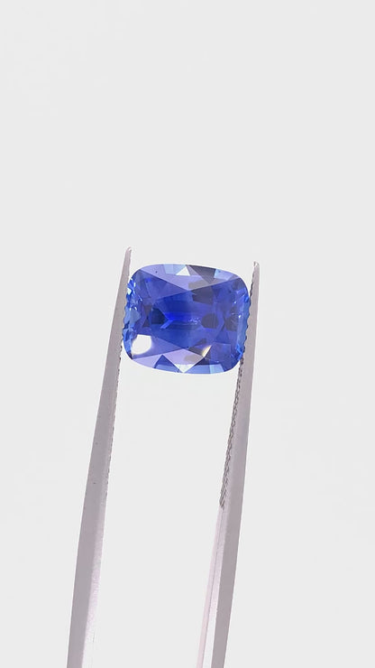 Blue Sapphire — 3.2ct Cushion | 9.50 x 8.00mm | Sri Lanka | Heated