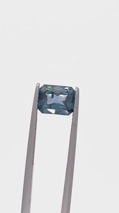 Teal Sapphire — 2.52ct Radiant | 8.80 x 6.90mm | Madagascar | Heated