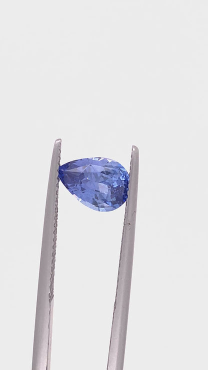 Blue Sapphire — 2.05ct Pear | 8.90 x 6.30mm | Madagascar | Heated