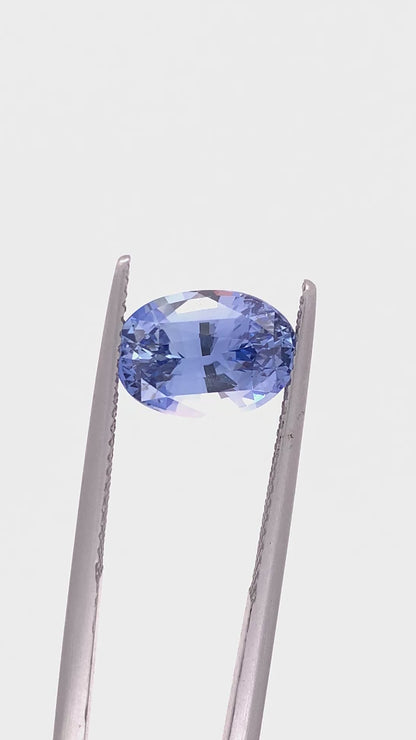 Blue Sapphire — 3.49ct Oval | 10.80 x 7.60mm | Madagascar | Heated