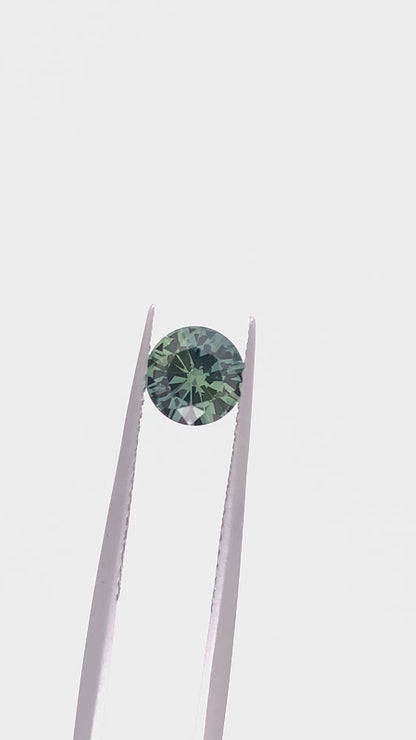 Green Sapphire — 1.05ct RBC | 6.2mm | Tanzania | Unheated