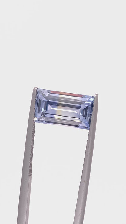 Blue Sapphire — 5.63ct Baguette | 12.40 x 7.35mm | Tanzania | Unheated