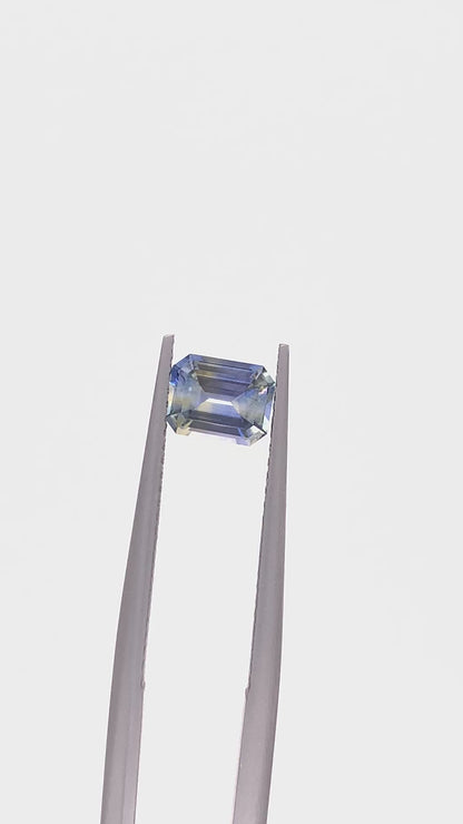 Blue Sapphire — 0.92ct Emerald Cut | 6.30 x 4.95mm | Sri Lanka | Heated
