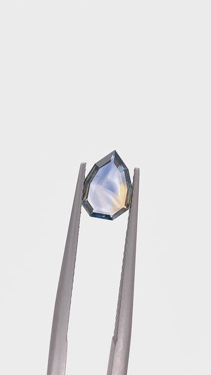 Montana Sapphire — 0.83ct Portrait | 8.35 x 5.90mm | USA | Heated