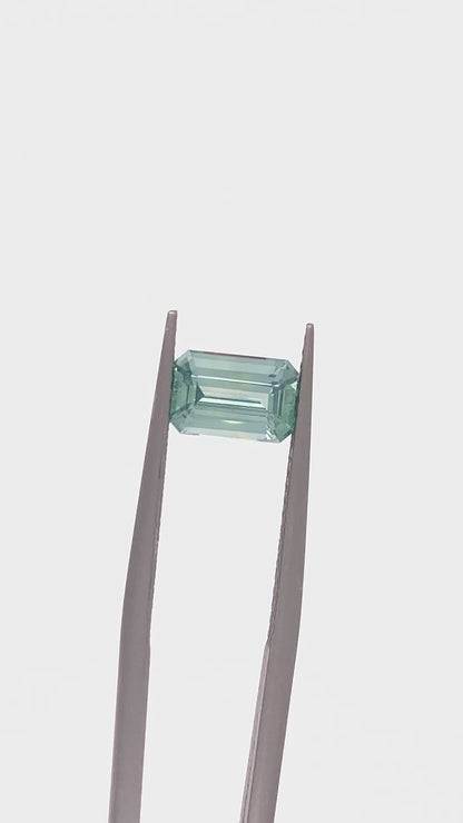Green Sapphire — 1.49ct Emerald Cut | 7.65 x 5.10mm | Madagascar | Heated
