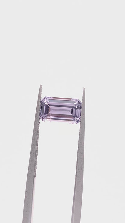Purple Sapphire — 1.66ct Emerald Cut | 8.50 x 5.10mm | Madagascar | Unheated