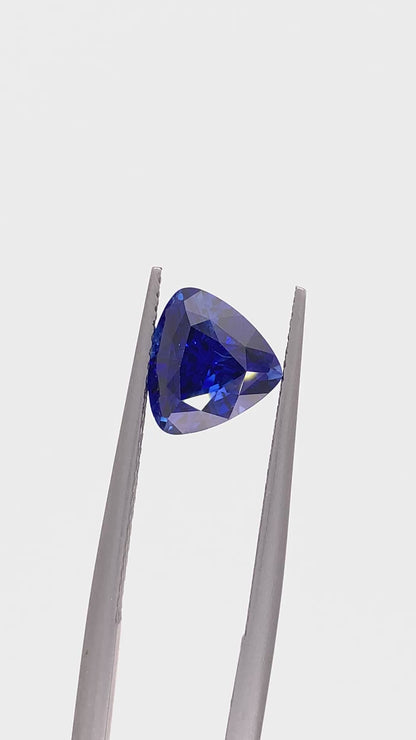 Blue Sapphire — 2.45ct Trillion | 8.30x7.95mm | Sri Lanka | Heated