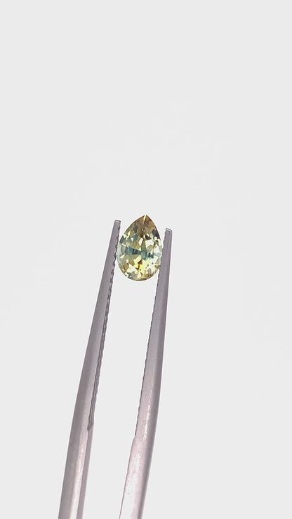 Montana Sapphire — 0.69ct Pear | 4.45 x 6.50mm | USA | Heated