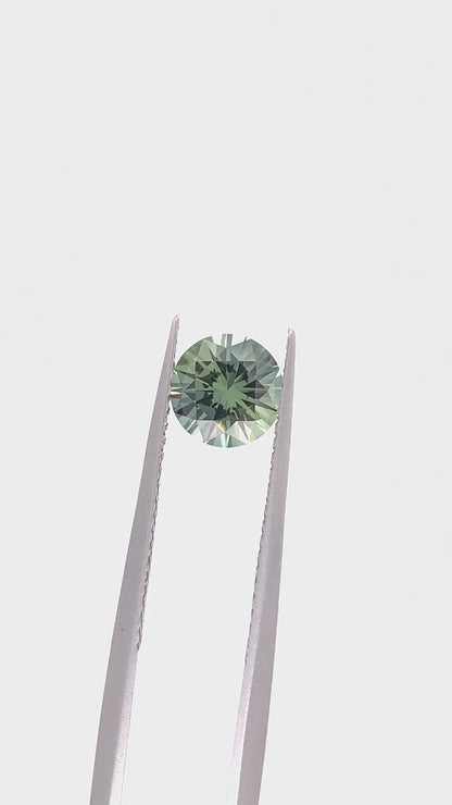 Green Sapphire — 1.11ct RBC | 6.2mm | Tanzania | Unheated