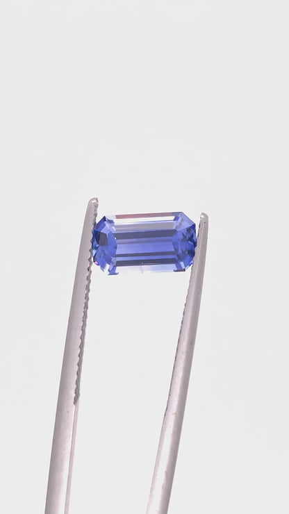 Blue Sapphire — 2.15ct Emerald Cut | 9.40x5.40mm | Sri Lanka | Heated