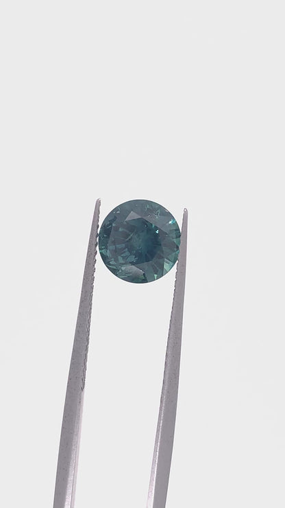 Montana Sapphire — 2.23ct Round Brilliant Cut | 8.00mm | USA | Heated