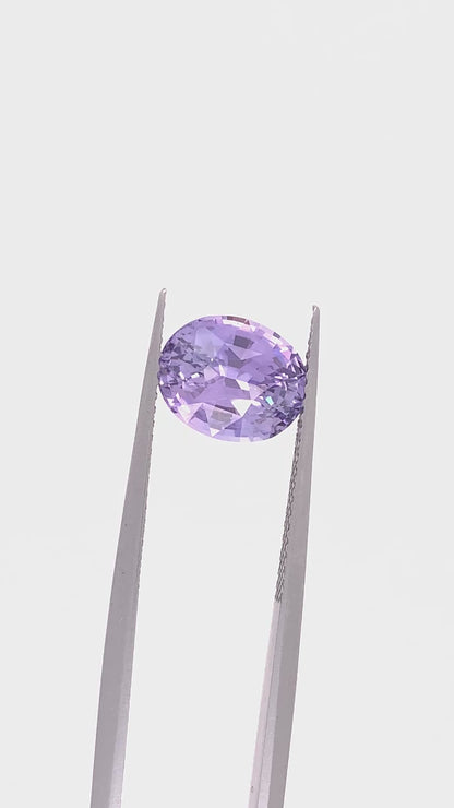 Purple Sapphire — 3.04ct Oval | 9.36 x 7.60mm | Sri Lanka | Heated