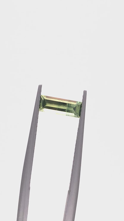 Green Sapphire — 0.74ct Baguette | 8.60 x 3.25mm | Madagascar | Unheated