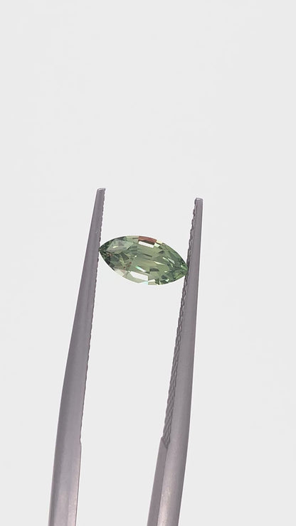 Green Sapphire — 0.65ct Marquise | 7.80 x 3.90mm | Tanzania | Heated