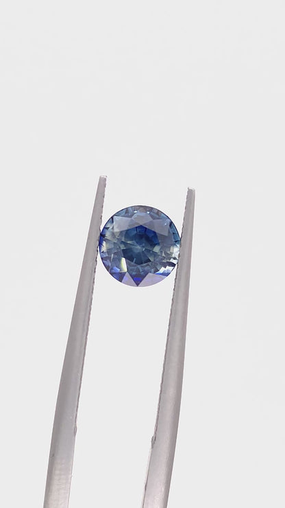 Blue Sapphire — 1.97ct Round Step Cut | 6.65mm | Sri Lanka | Heated