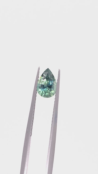 Montana Sapphire — 1.05ct Pear | 7.85x5.40mm | USA | Heated