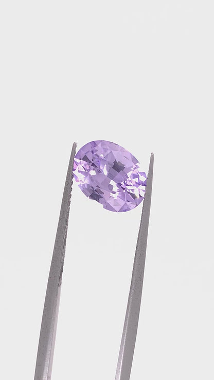 Purple Sapphire — 3.02ct Oval | 10.20 x 7.80mm | Sri Lanka | Unheated
