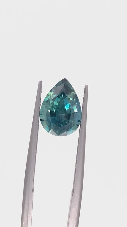 Montana Sapphire — 3.32ct Pear | 10.95x8.00mm | USA | Heated