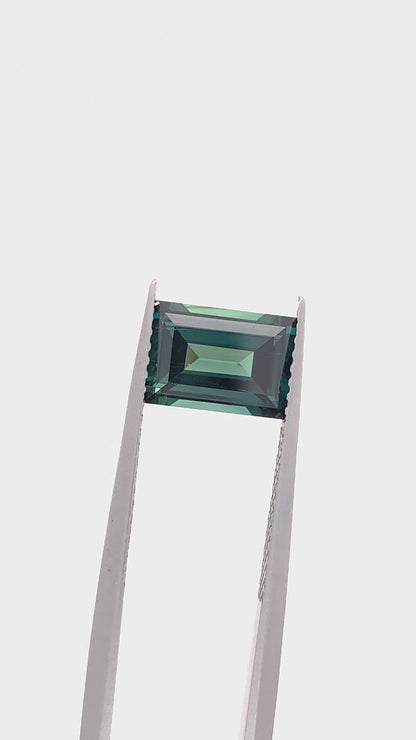 Teal Sapphire — 2.17ct Baguette | 8.70 x 6.20mm | Kenya | Unheated
