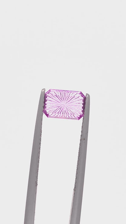 Pink Sapphire — 0.92ct Fantasy Cut | 6.50 x 6.50mm | Madagascar | Heated