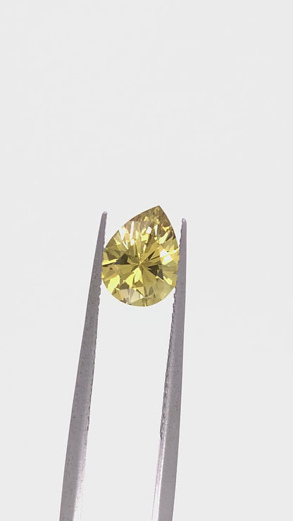 Yellow Sapphire — 1.44ct Pear | 8.60 x 6.55mm | Madagascar | Unheated