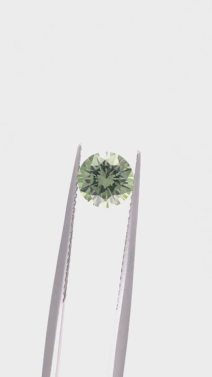 Green Sapphire — 1.15ct RBC | 6.35mm | Tanzania | Heated