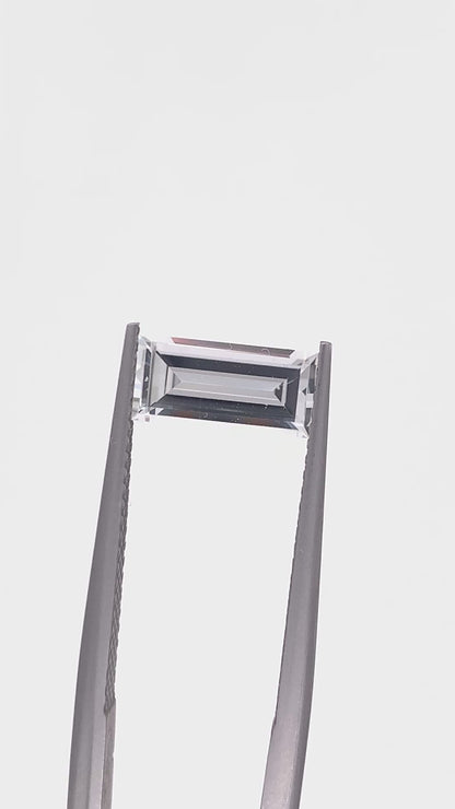 White Sapphire — 1.38ct Baguette | 9.60 x 4.60mm | Sri Lanka | Heated