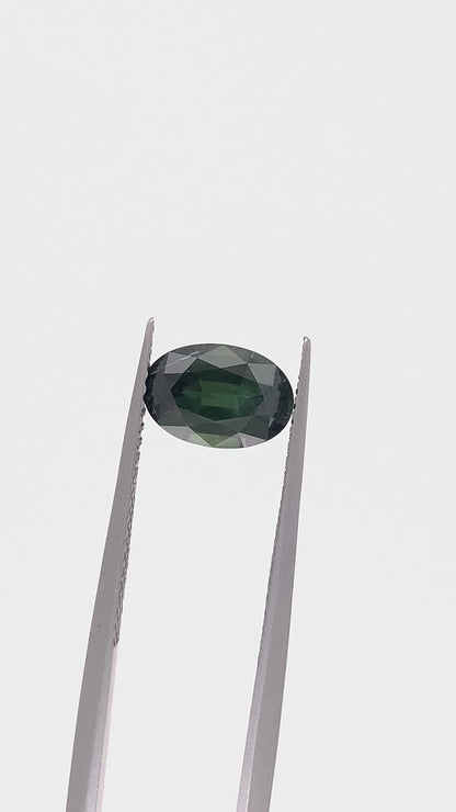 Green Sapphire — 1.59ct Oval | 8.50 x 5.80mm | Kenya | Unheated