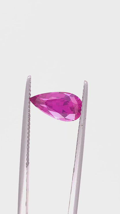 Pink Sapphire — 2.11ct Pear | 11.43 x 5.93mm | Mozambique | Heated
