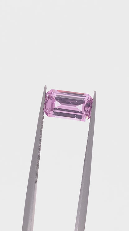 Pink Sapphire — 1.80ct Emerald Cut | 9.00x5.25mm | Madagascar | Unheated