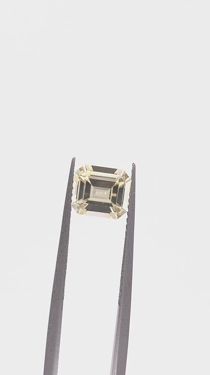 Yellow Sapphire — 1.91ct Emerald Cut | 7.50 x 6.50mm | Madagascar | Unheated