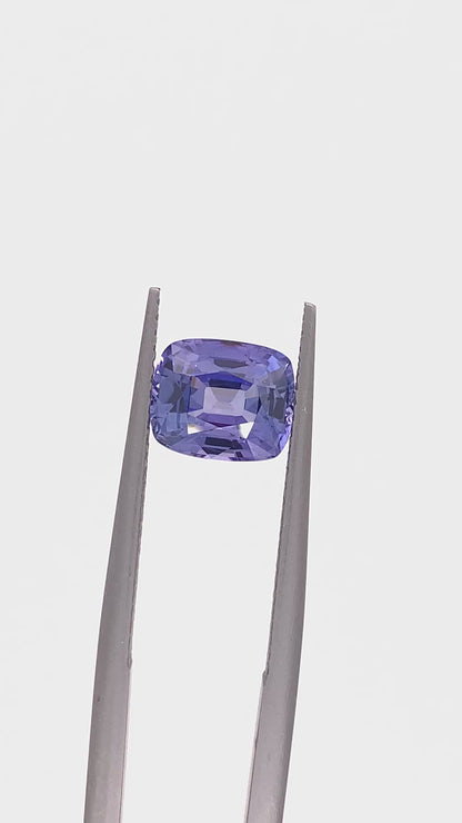 Purple Sapphire — 2.53ct Cushion | 8.00x6.70mm | Madagascar | Heated