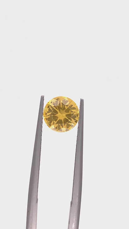 Yellow Sapphire — 1.42ct Round Brilliant Cut | 7.0mm | Sri Lanka | Heated