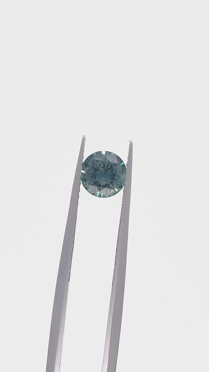 Montana Sapphire — 0.89ct Round Brilliant Cut | 6.00mm | USA | Heated