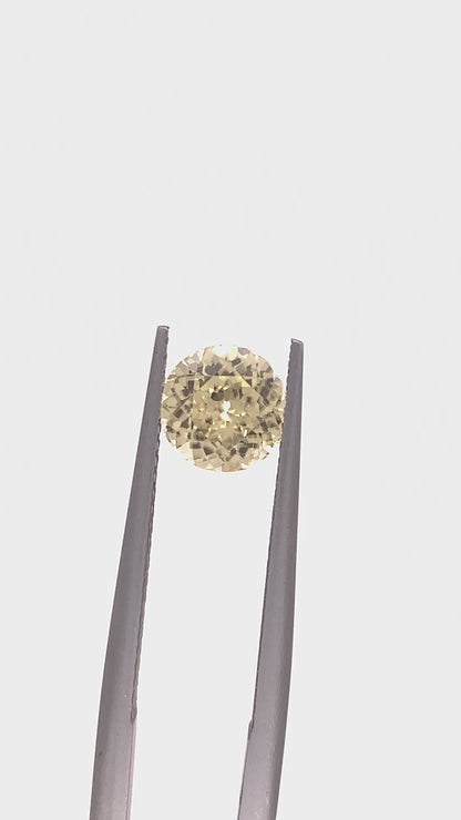Yellow Sapphire — 1.60ct Portuguese Cut | 6.75mm | Madagascar | Unheated