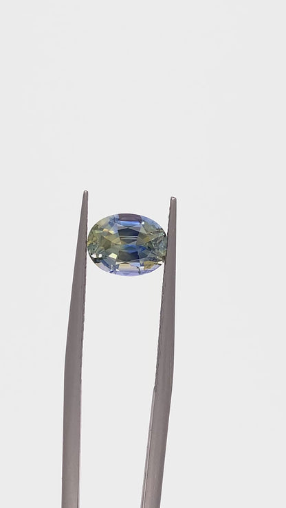 Bicolour Sapphire — 1.95ct Oval | 8.20 x 6.30mm | Sri Lanka | Heated