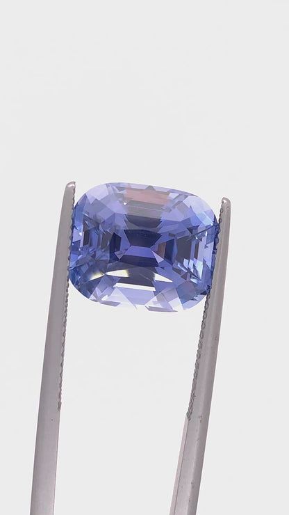 Blue Sapphire — 10.08ct Cushion | 12.85x10.61mm | Sri Lanka | Unheated
